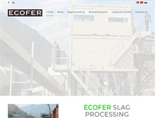 Tablet Screenshot of ecofer.fi